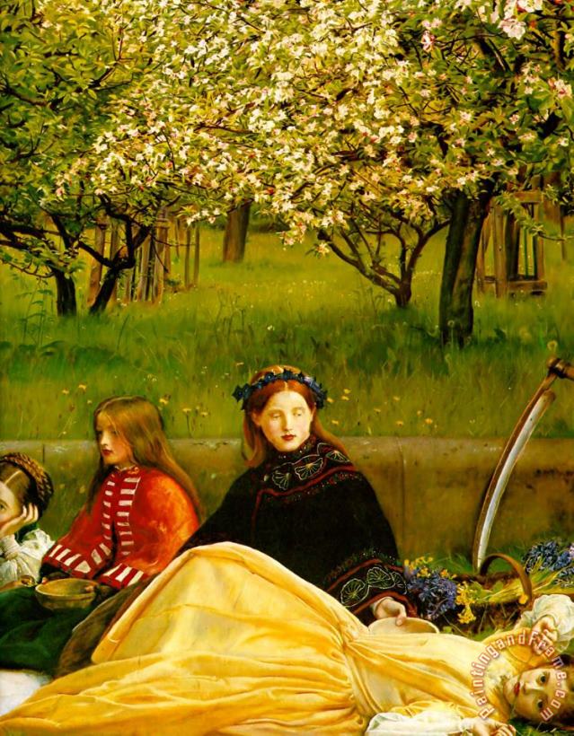 John Everett Millais Apple Blossoms (spring) Detail I Art Painting