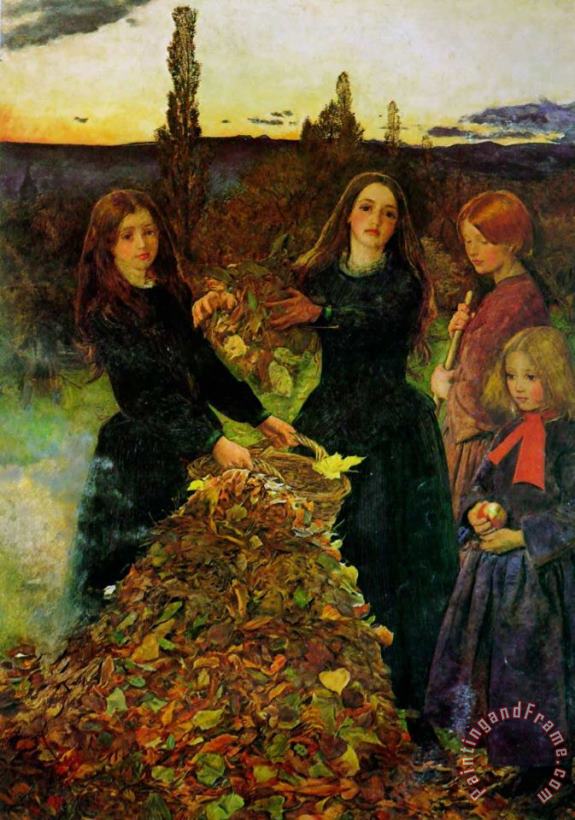 John Everett Millais Autumn Leaves Art Painting
