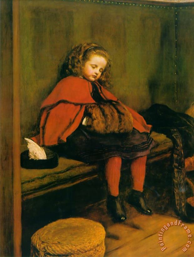 John Everett Millais My Second Sermon Art Painting