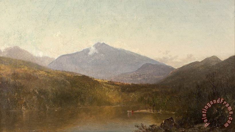White Mountains From Shelburne, Nh painting - John F Kensett White Mountains From Shelburne, Nh Art Print