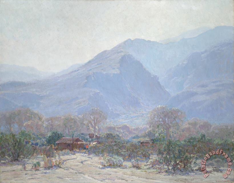 John Frost Palm Springs Landscape with Shack Art Print