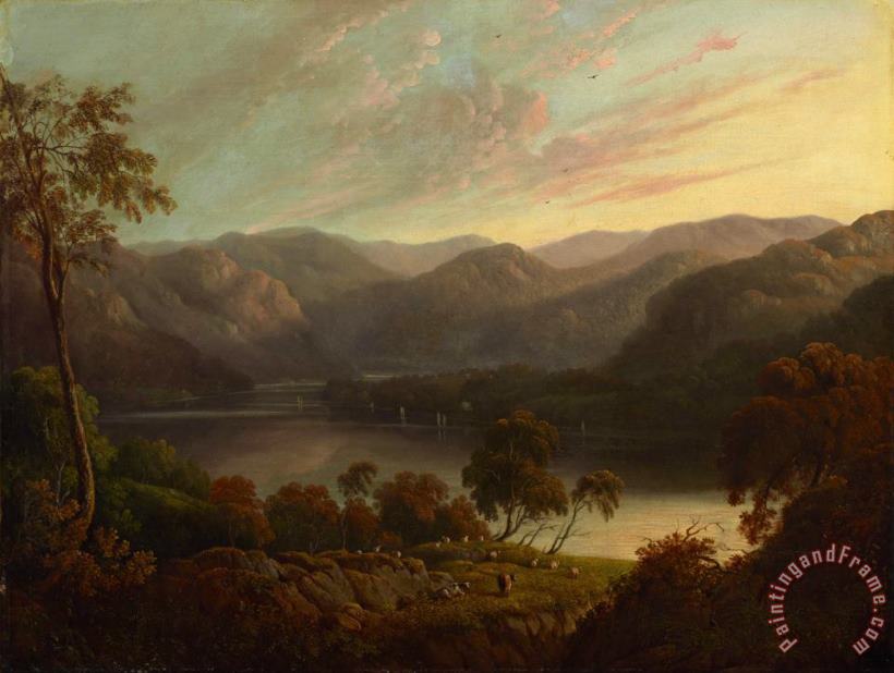 John Glover Landscape View in Cumberland Art Print
