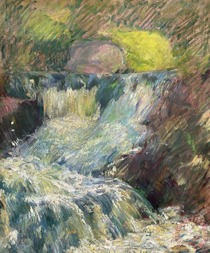 Horseneck Falls painting - John Henry Twachtman Horseneck Falls Art Print