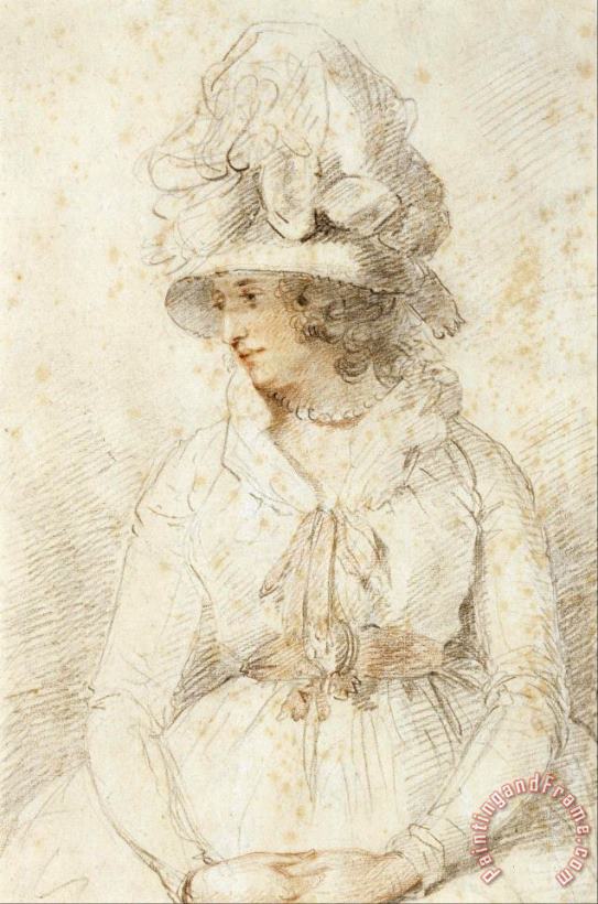 John Hoppner Portrait of a Lady Art Painting