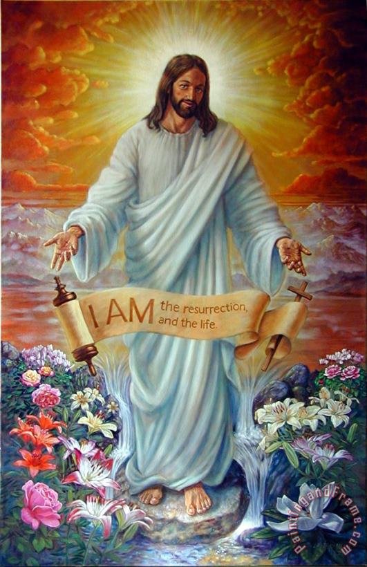 John Lautermilch I AM the Resurrection Art Painting