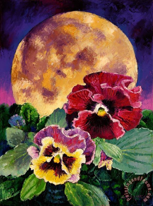 Moonlight Expressions painting - John Lautermilch Moonlight Expressions Art Print
