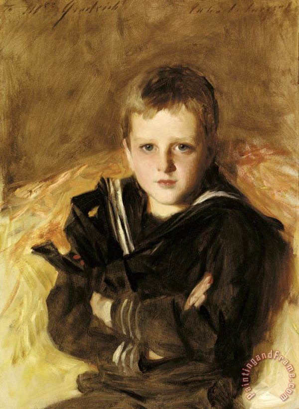 John Singer Sargent Portrait of Caspar Goodrich Art Painting