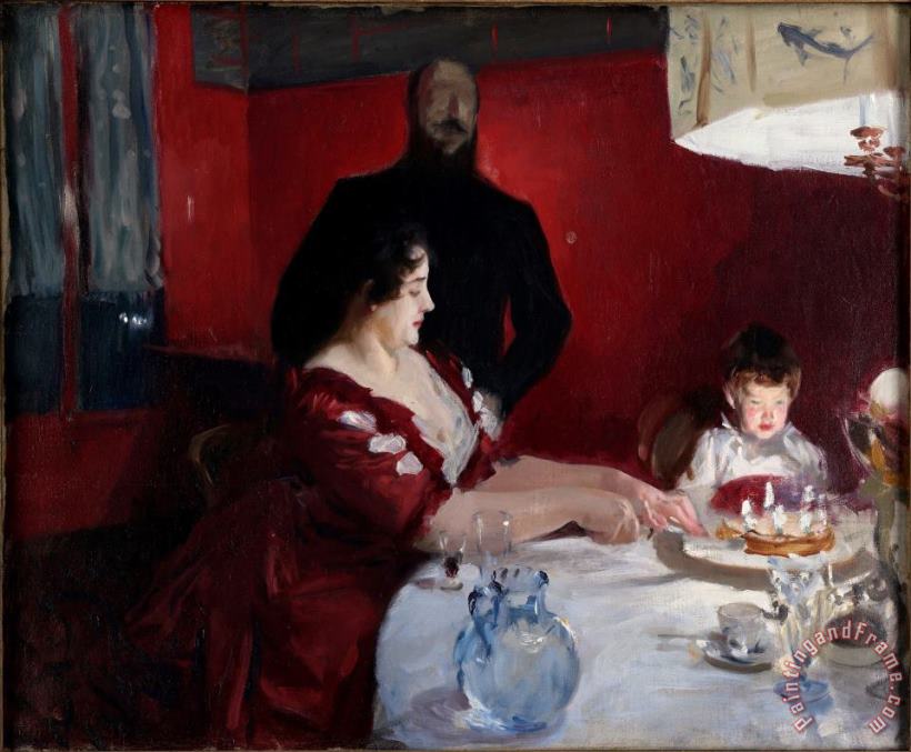 The Birthday Party painting - John Singer Sargent The Birthday Party Art Print