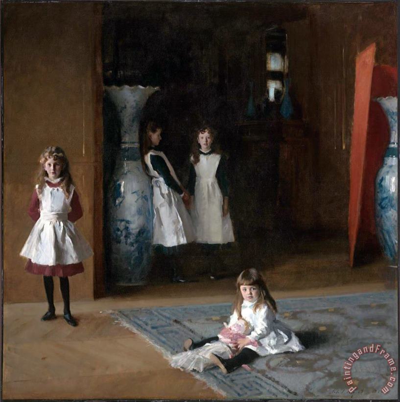 John Singer Sargent The Daughters of Edward Darley Boit Art Print