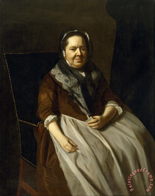 John Singleton Copley Portrait of Mrs. Paul Richard Art Painting