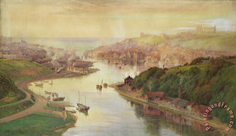 John Sowden Whitby from Larpool Art Painting