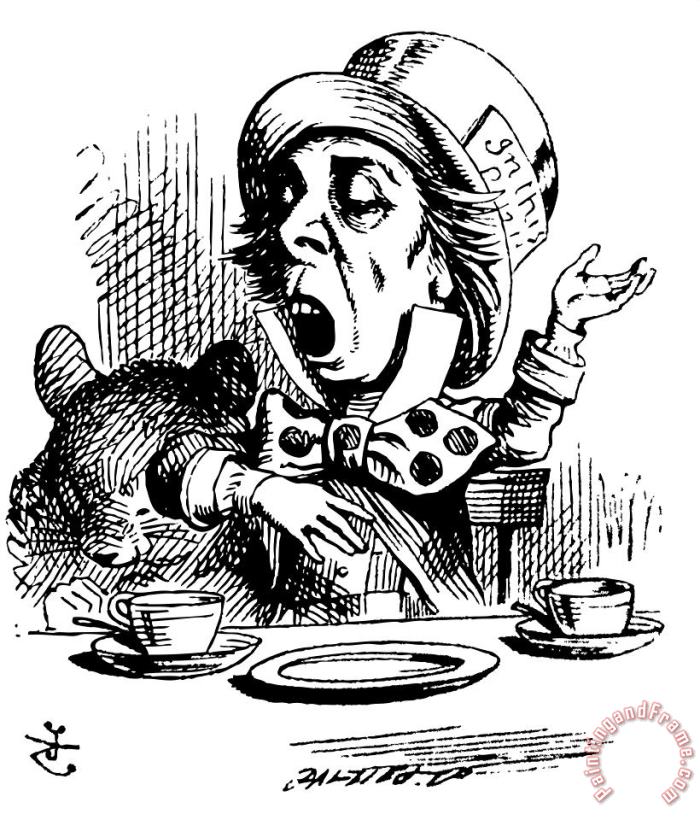 John Tenniel The Mad Hatter painting - The Mad Hatter print for sale