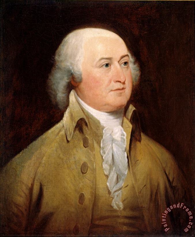 John Adams 2 painting - John Trumbull John Adams 2 Art Print