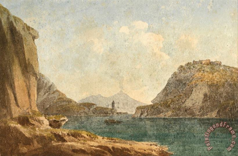 John Warwick Smith View of Vesuvius Art Painting