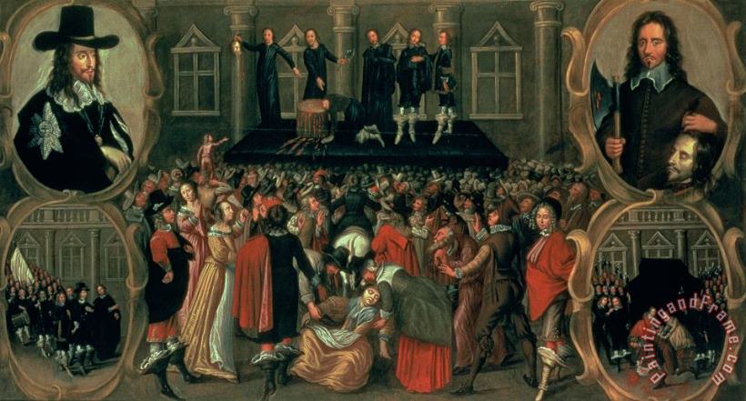 John Weesop An Eyewitness Representation of the Execution of King Charles I Art Painting
