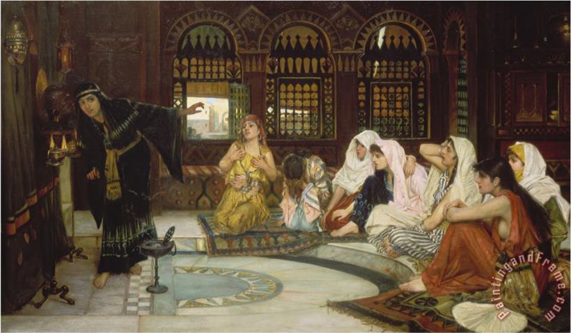 John William Waterhouse Consulting The Oracle Art Painting