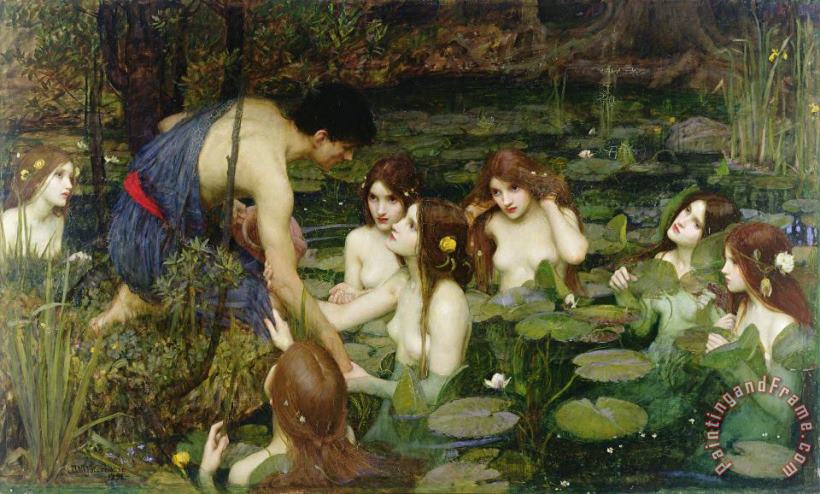 John William Waterhouse Hylas and the Nymphs Art Painting