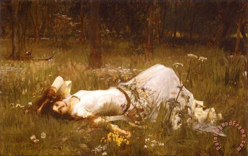 John William Waterhouse Ophelia C 1889 Art Painting