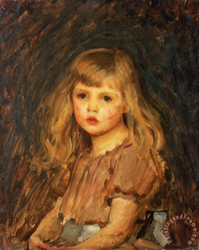 John William Waterhouse Portrait of a Girl Art Print