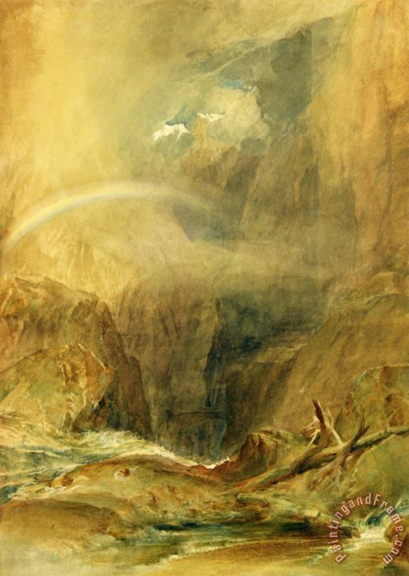 Joseph Mallord William Turner Devil's Bridge Art Painting
