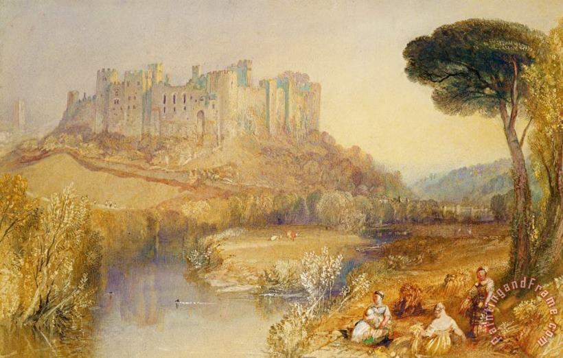 Joseph Mallord William Turner Ludlow Castle Art Painting