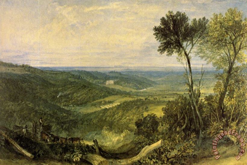 The Vale of Ashburnham painting - Joseph Mallord William Turner The Vale of Ashburnham Art Print