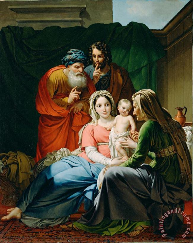 Joseph Paelinck  The Holy Family Art Painting