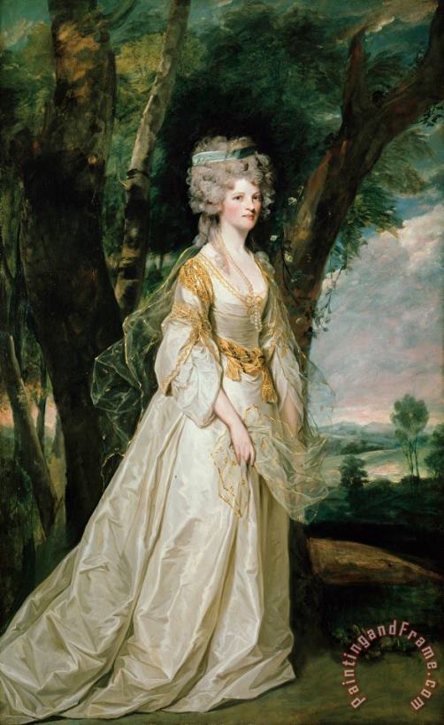 Lady Sunderland painting - Joshua Sir Reynolds Lady Sunderland Art Print