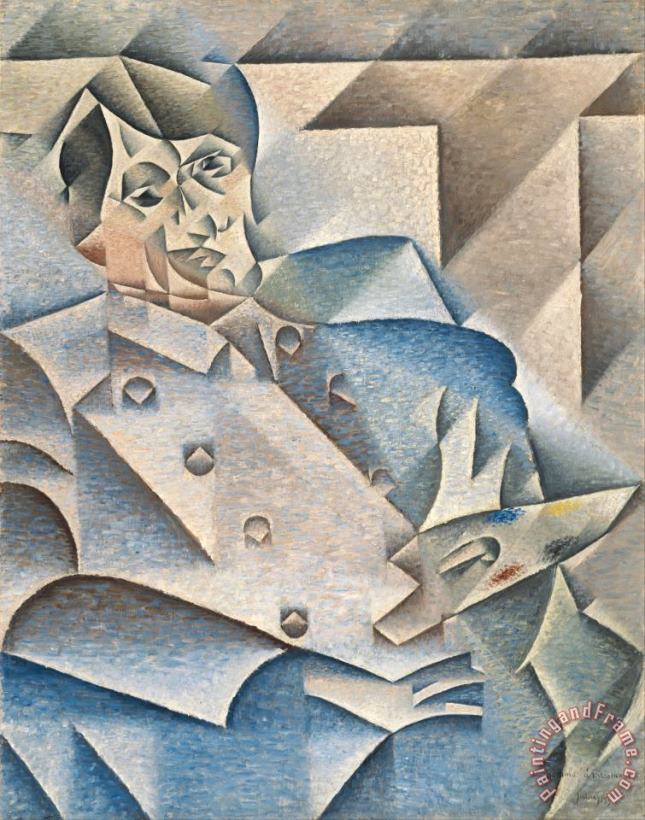 Juan Gris Portrait of Pablo Picasso Art Painting
