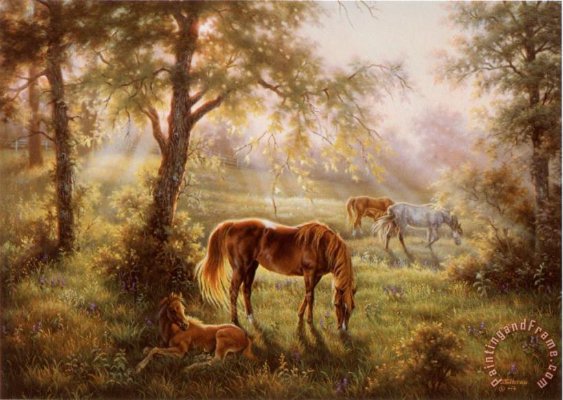 Judy Gibson A Summer Morn Art Painting