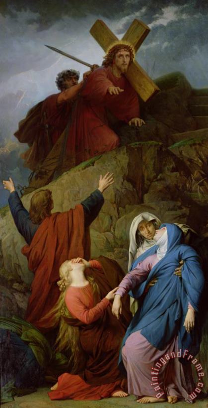 Jules Eugene Lenepveu The Virgin of Calvary Art Painting