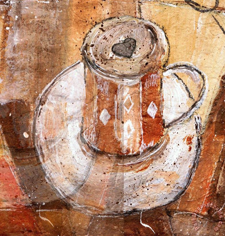 Coffee Time painting - Katarina Niksic Coffee Time Art Print