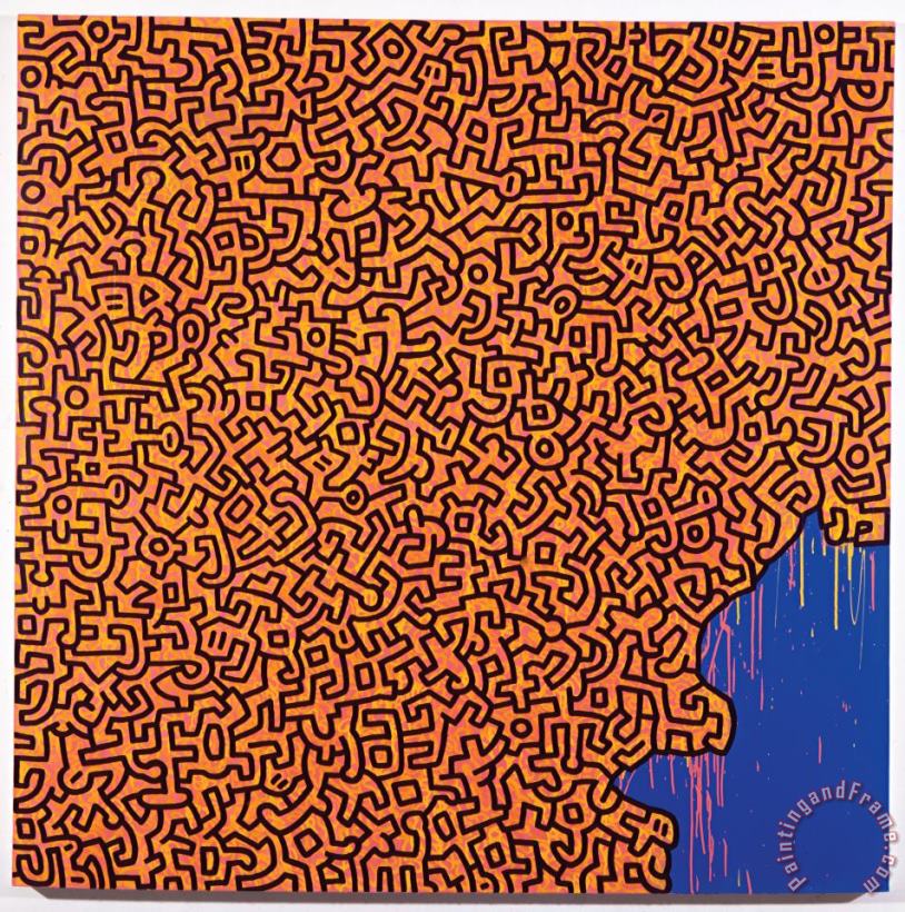 Keith Haring Brazil, 1989 Art Print