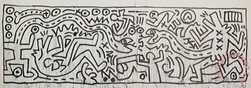 Keith Haring Pop Shop 6 Art Painting