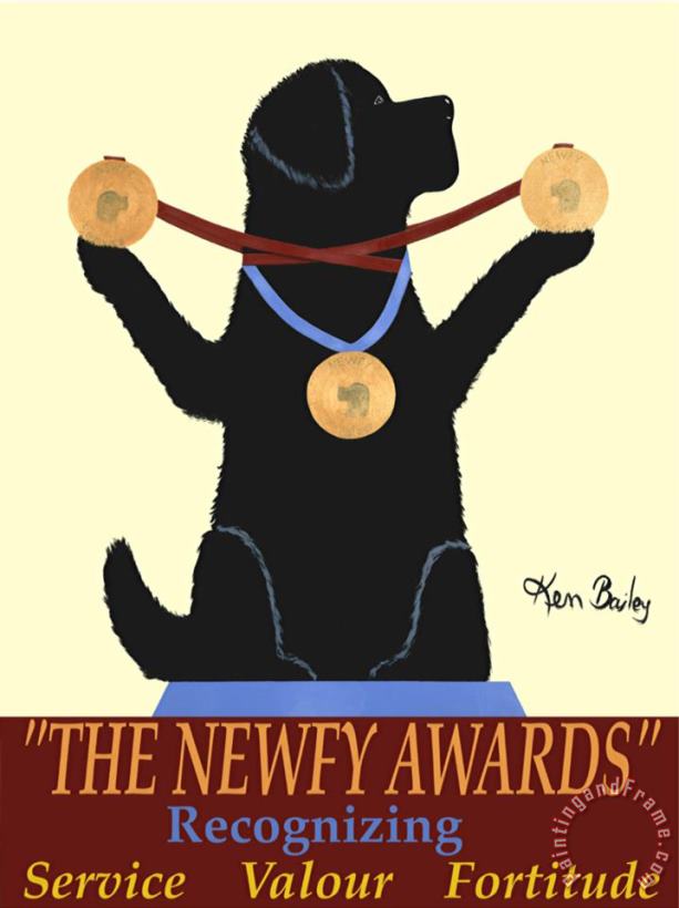 Ken Bailey The Newfy Awards Art Print