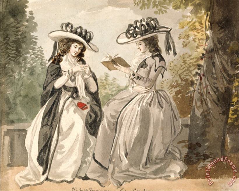 The Misses Van And Lady Salisbury painting - Lady Salesbury The Misses Van And Lady Salisbury Art Print