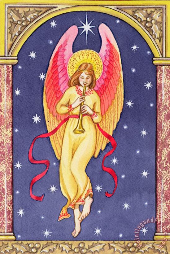 Lavinia Hamer Herald Angel Art Painting