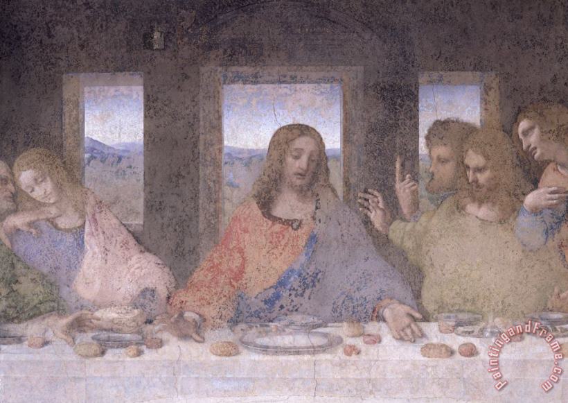 The Last Supper painting - Leonardo da Vinci The Last Supper Art Print