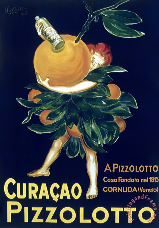 Curacao Pizzolotto painting - Leonetto Cappiello Curacao Pizzolotto Art Print