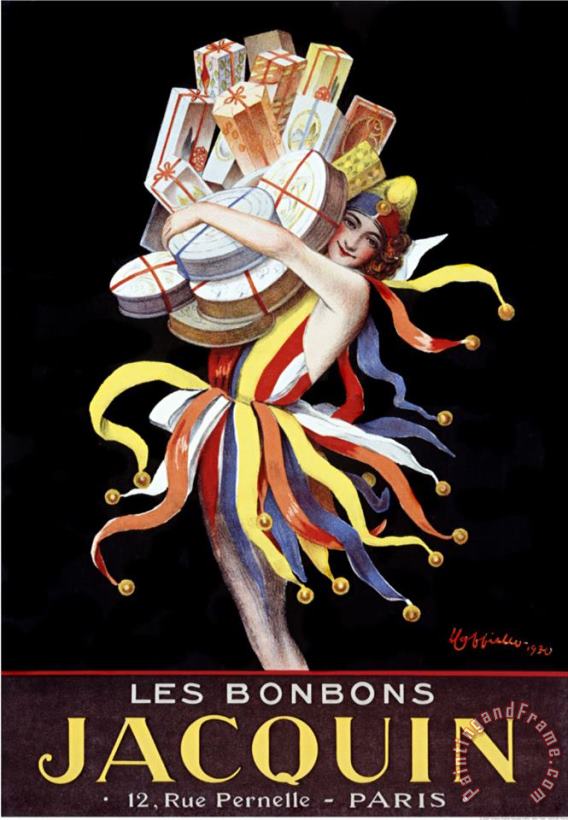 Leonetto Cappiello Les Bonbons Jacquin Art Painting