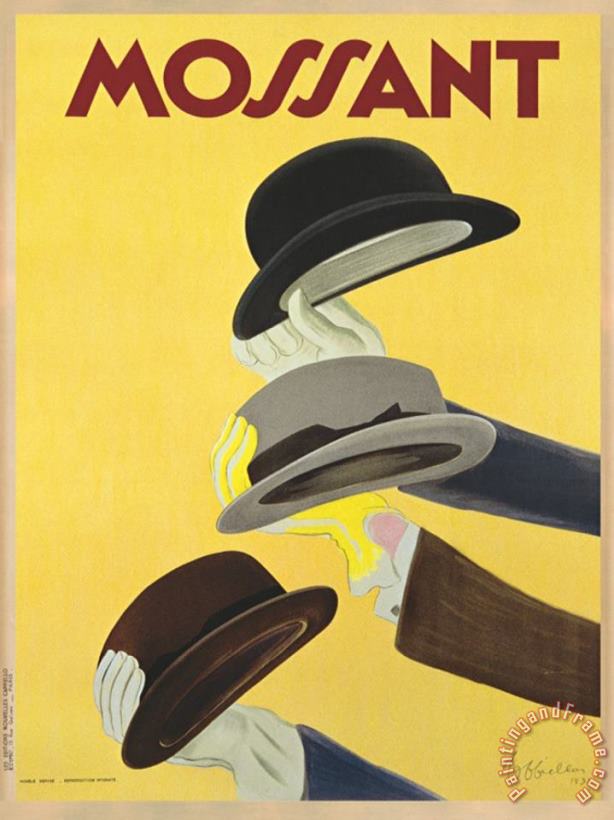 Mossant C 1938 painting - Leonetto Cappiello Mossant C 1938 Art Print