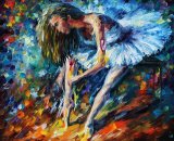 Leonid Afremov - Ballerina painting