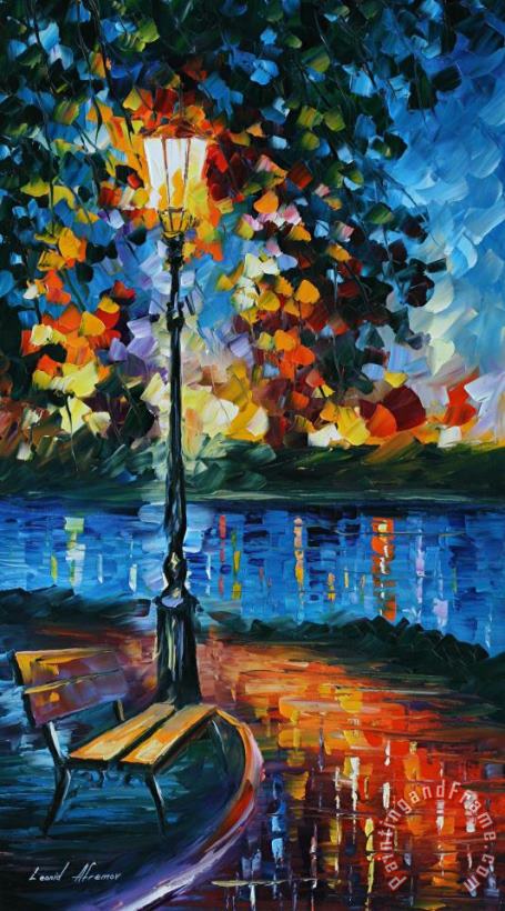Charm Of Loneliness painting - Leonid Afremov Charm Of Loneliness Art Print