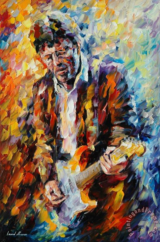 Leonid Afremov Eric Clapton Art Painting