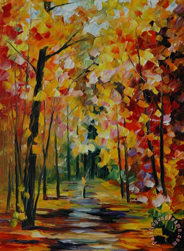 Leonid Afremov Morning In The Woods Art Painting