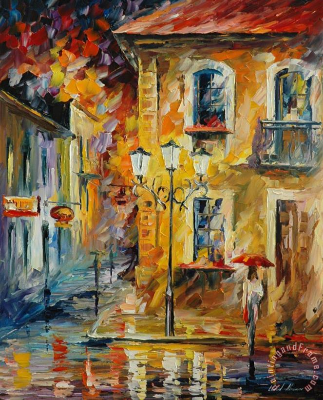 Leonid Afremov Night Of Disappointments Art Painting