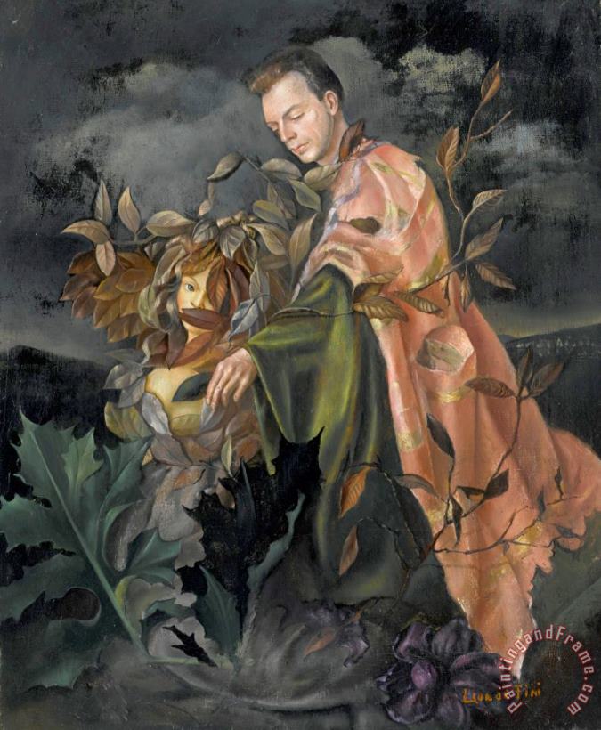 Leonor Fini Autoportrait Avec Stanislao Lepri Art Painting
