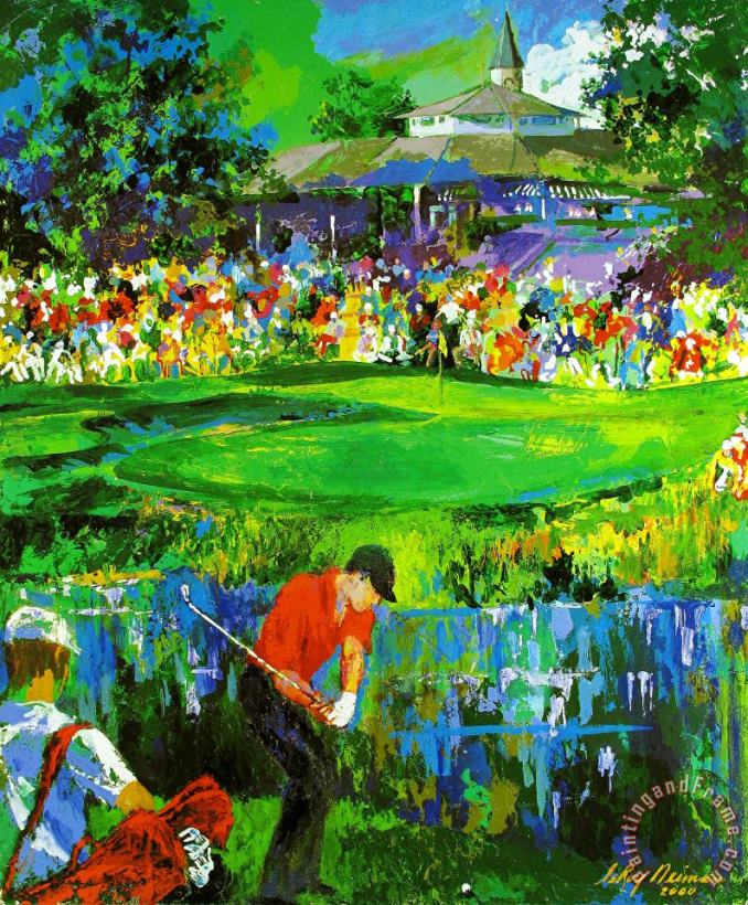 Leroy Neiman Pga Championship 2000, Valhalla Golf Club, (deluxe) Art Painting