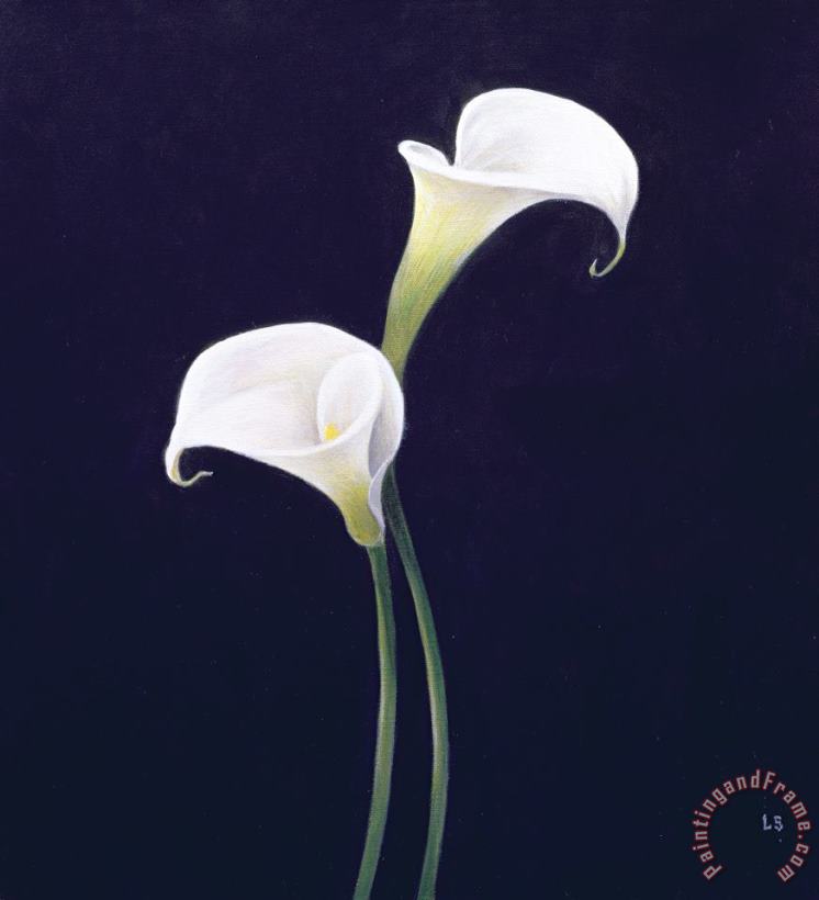 Lily painting - Lincoln Seligman Lily Art Print