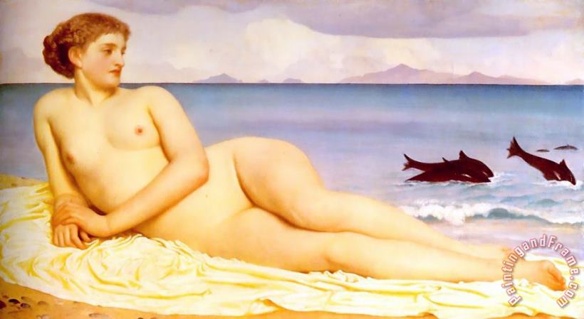 Lord Frederick Leighton Actaea, The Nymph of The Shore Art Painting